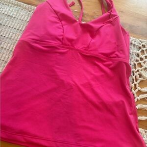 Athleta Bright Pink Tankini size Medium
